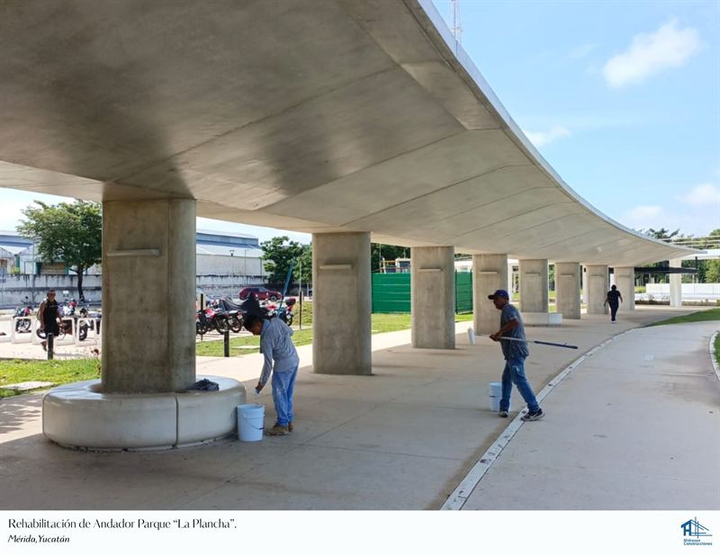 Rehabilitación de Andador Parque “La Plancha” — Mérida, Yucatán