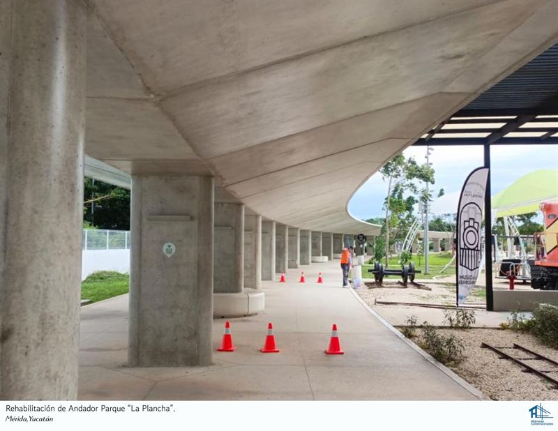 Rehabilitación de Andador Parque “La Plancha” — Mérida, Yucatán